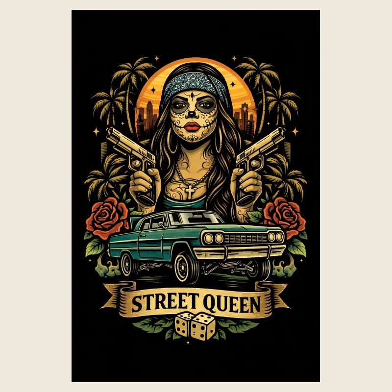 Día Muertos de la Reine de la Rue
