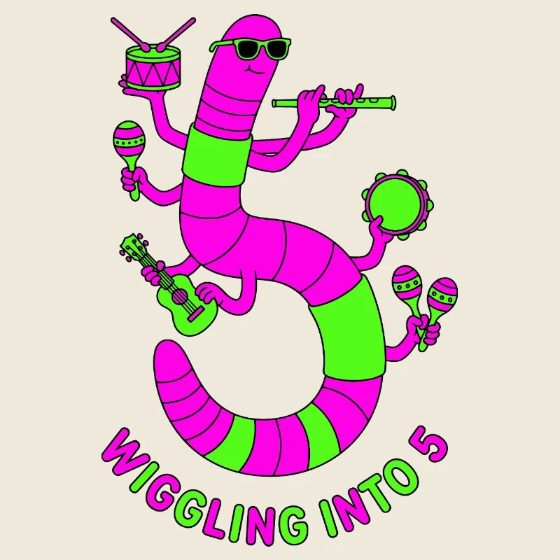 Wiggling Into 5 Musical Caterpillar