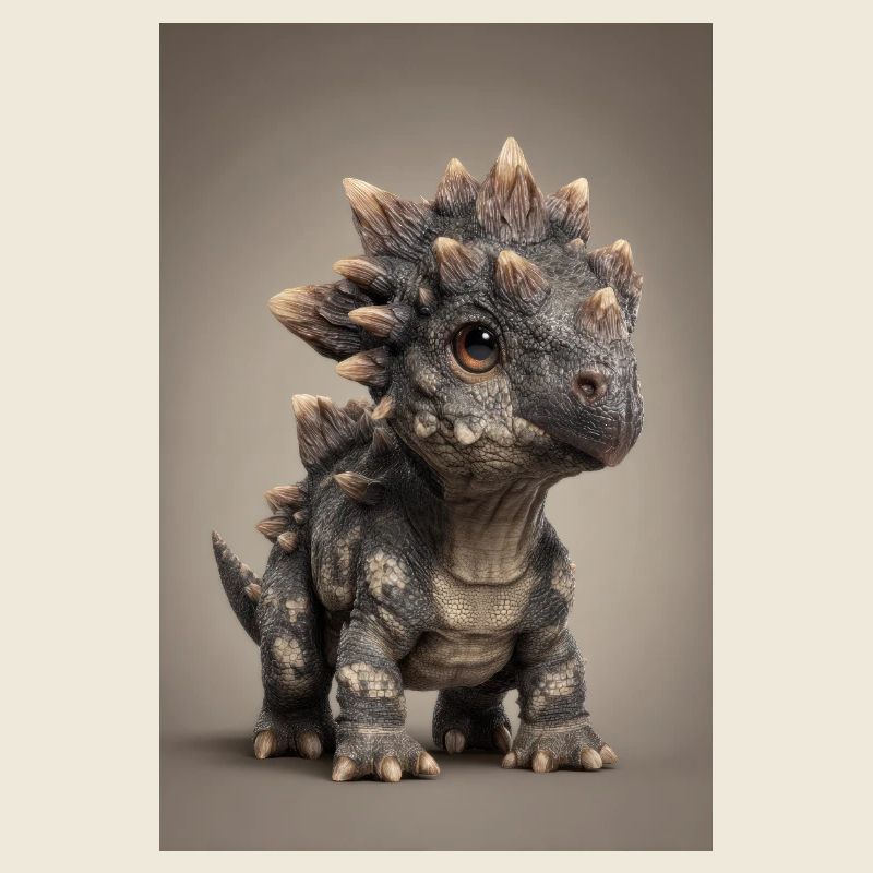 Mignonne Stegosaurus Peluche
