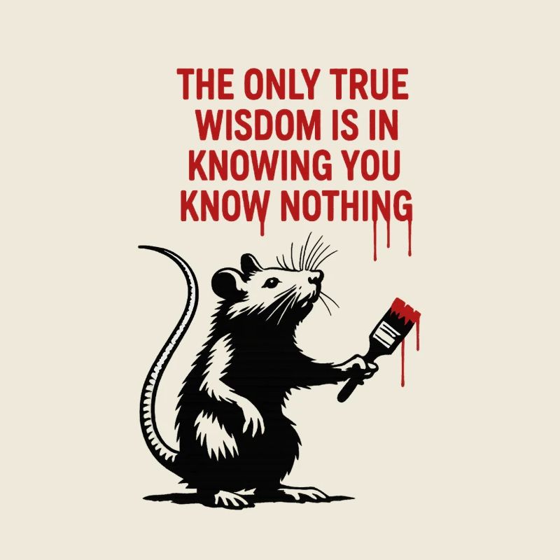 Ratte weiß, dass sie nichts weiß