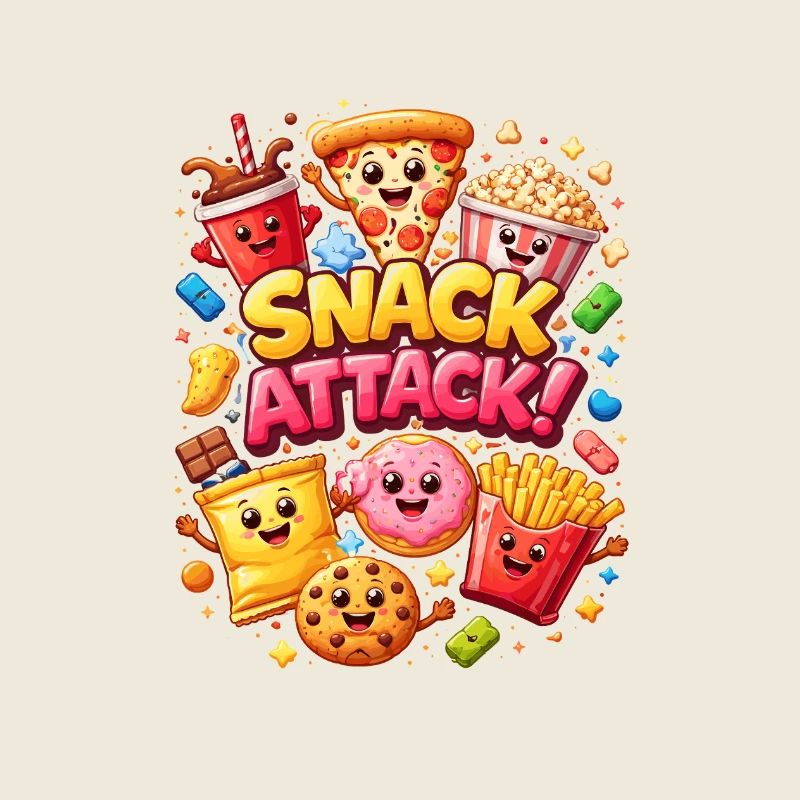Snack Attack! Bunte Snack-Helden