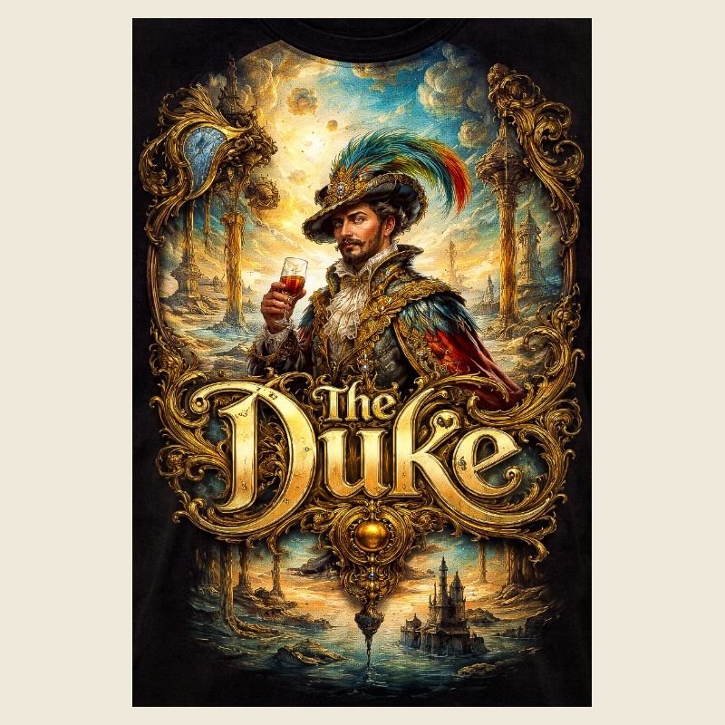 The Duke Baroque Portrait with Glass