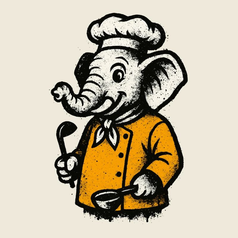 Cooking Elephant Chef