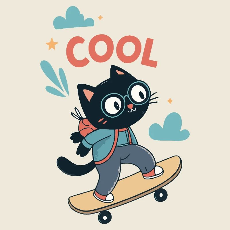 Skater Cat