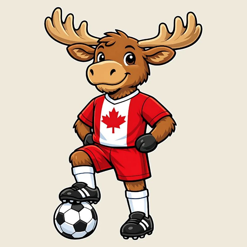 Champion des Moose Canada Fan Drapeau canadien
