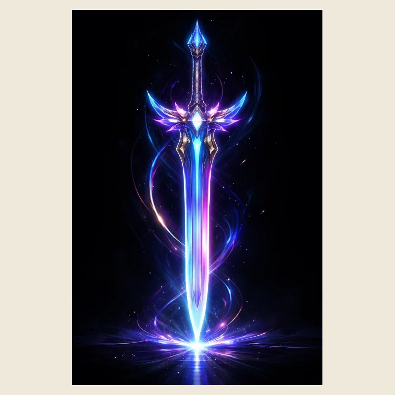 Neon-Astralschwert