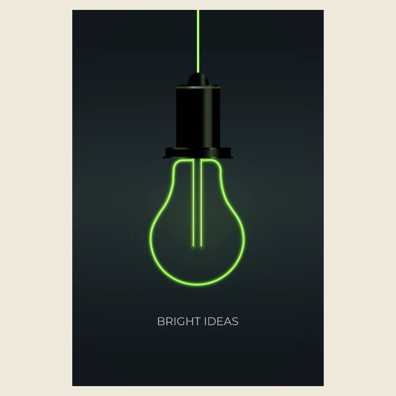 Bright Ideas – Neon Light Bulb Design