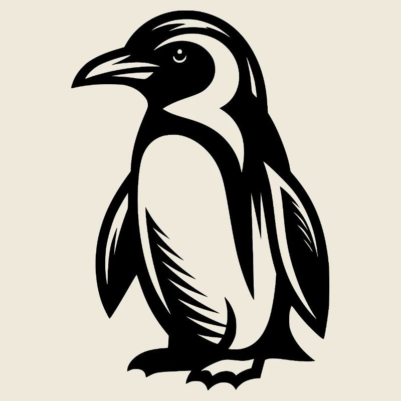 Motif de pingouin glacé à tomber amoureux