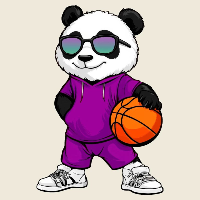 Basketballer Panda