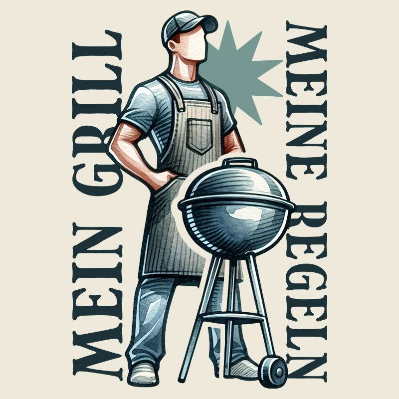 My Grill My Rules BBQ Grill Master Dad