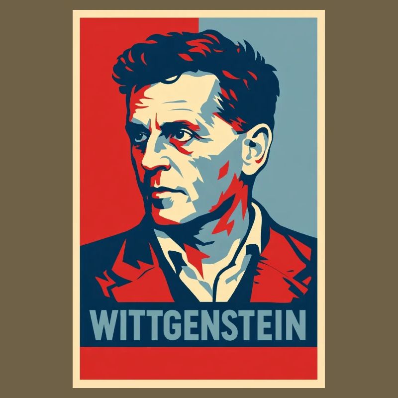 Wittgenstein Pop-Porträt