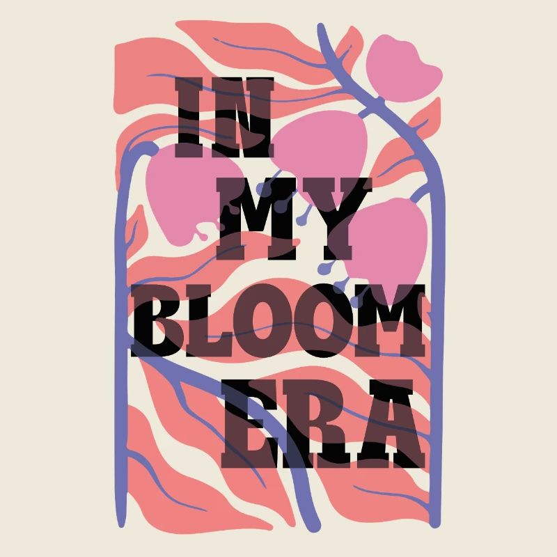 Bloom Nebula Florale Textkunst