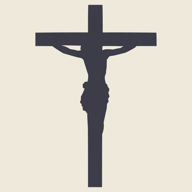 Jésus silhouette de croix