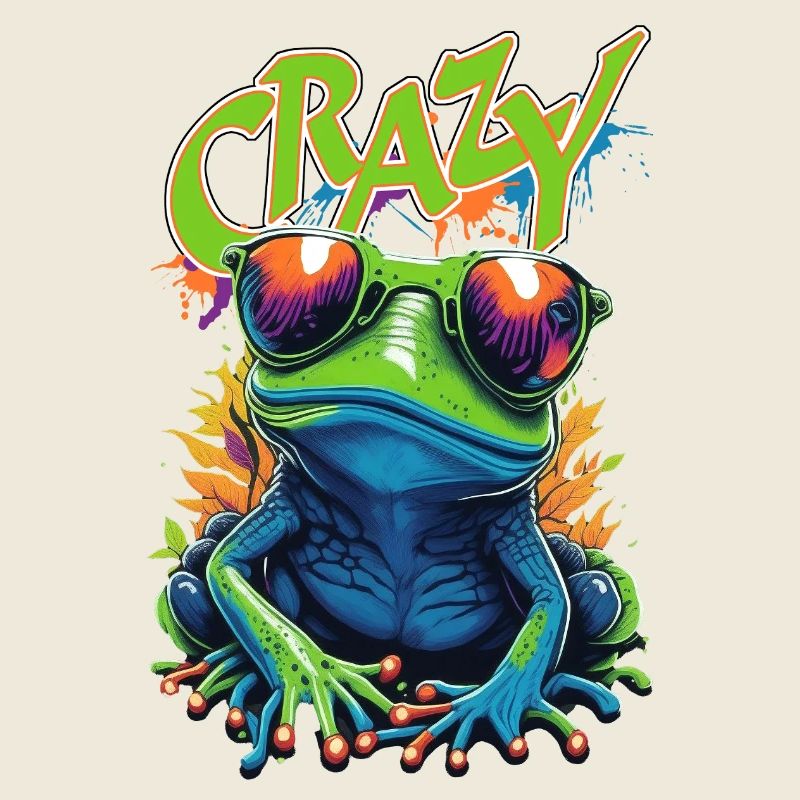 Pop Art de la Grenouille Folle