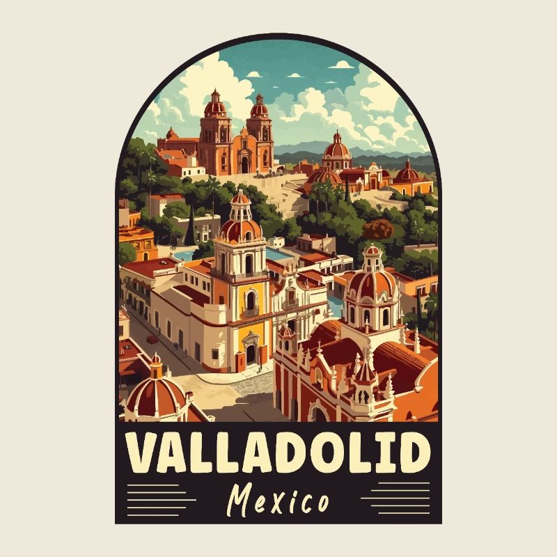 Découvrez la vue tropicale de Valladolid au Mexique