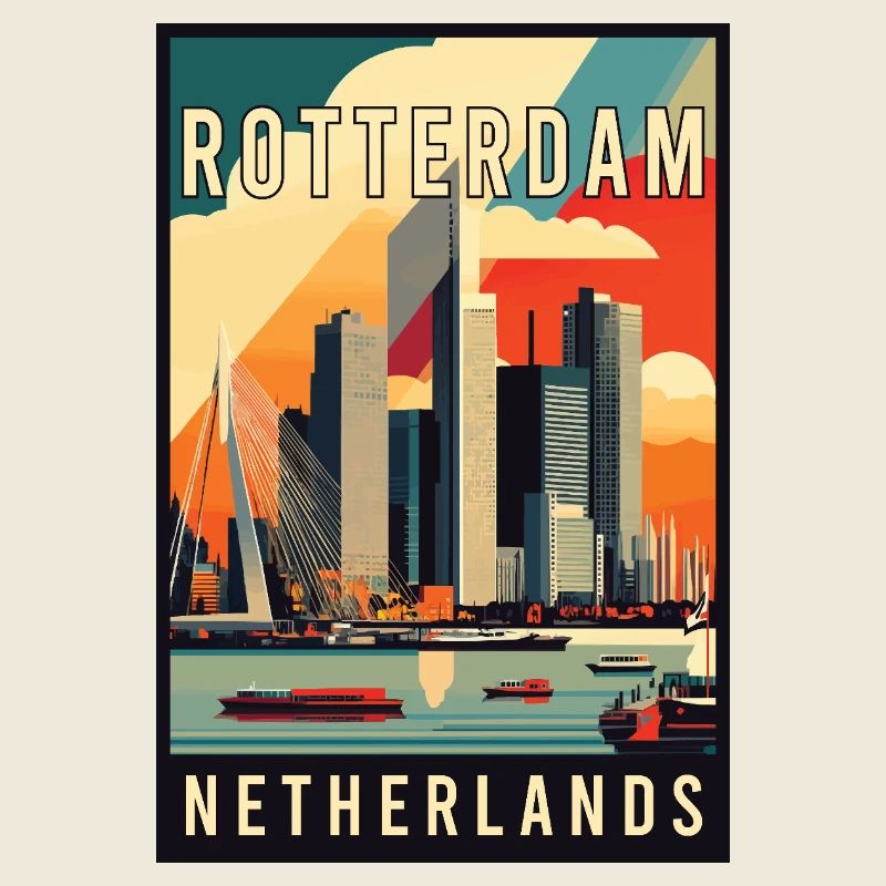 Vivez le magnifique Rotterdam aux Pays-Bas