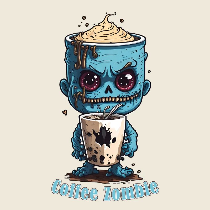Coffee Monster - Caffeine Zombie - Morning Grouch