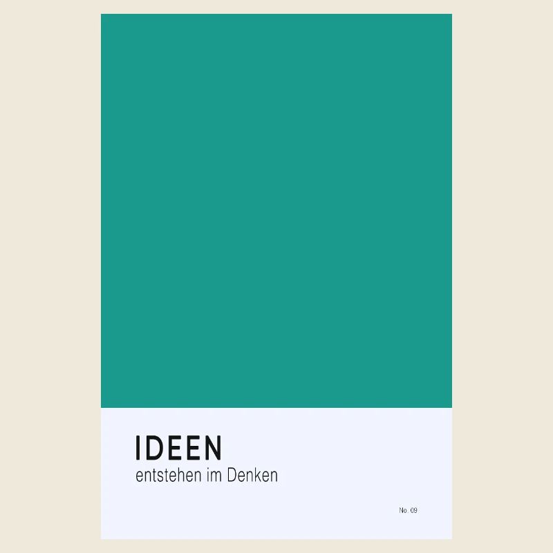 Ideen entstehen im Denken Poster