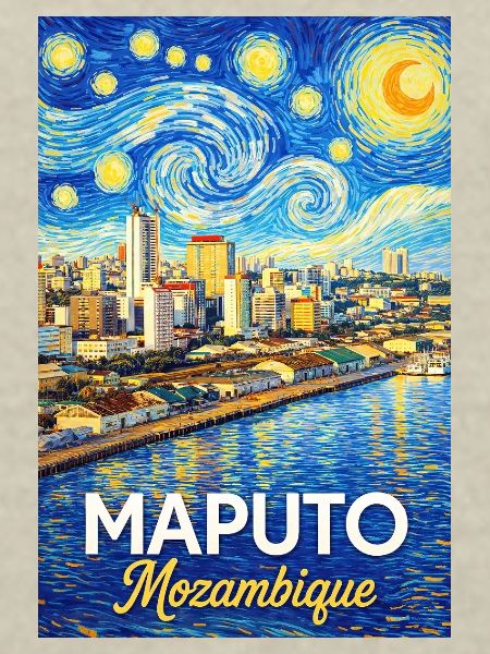 Maputo Mozambique Starry Night