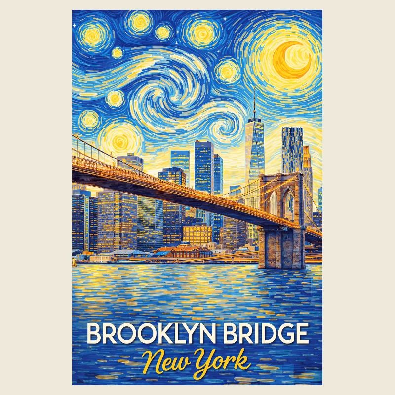 Brooklyn Bridge NY Star-Style