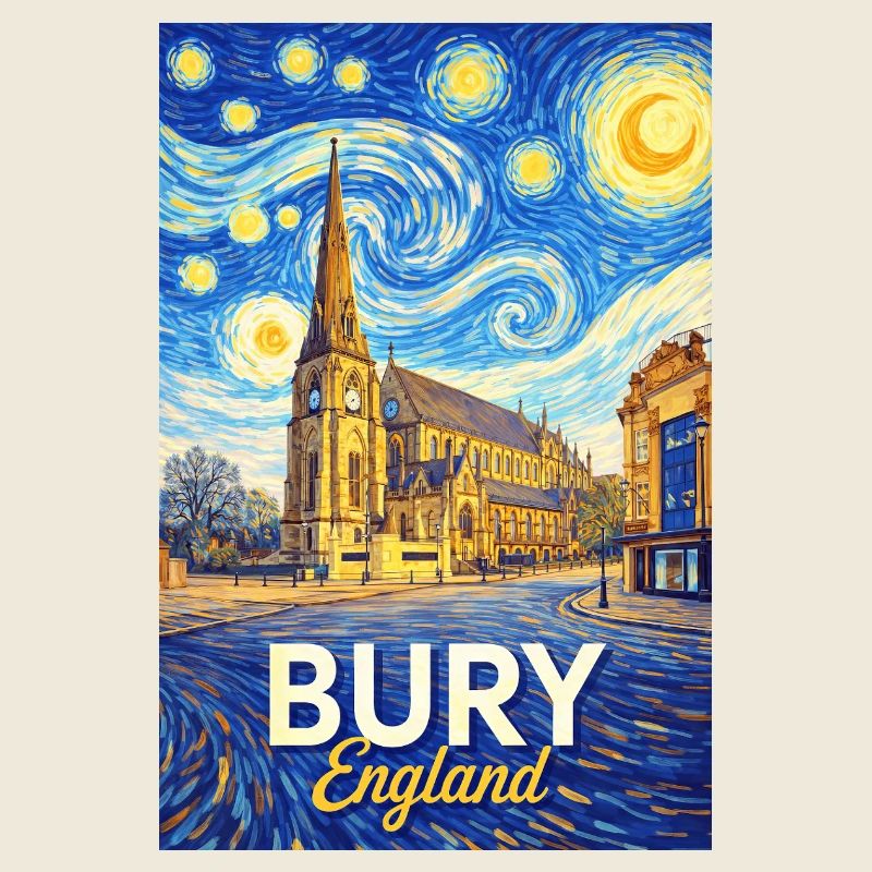 Bury England Starry Night Style