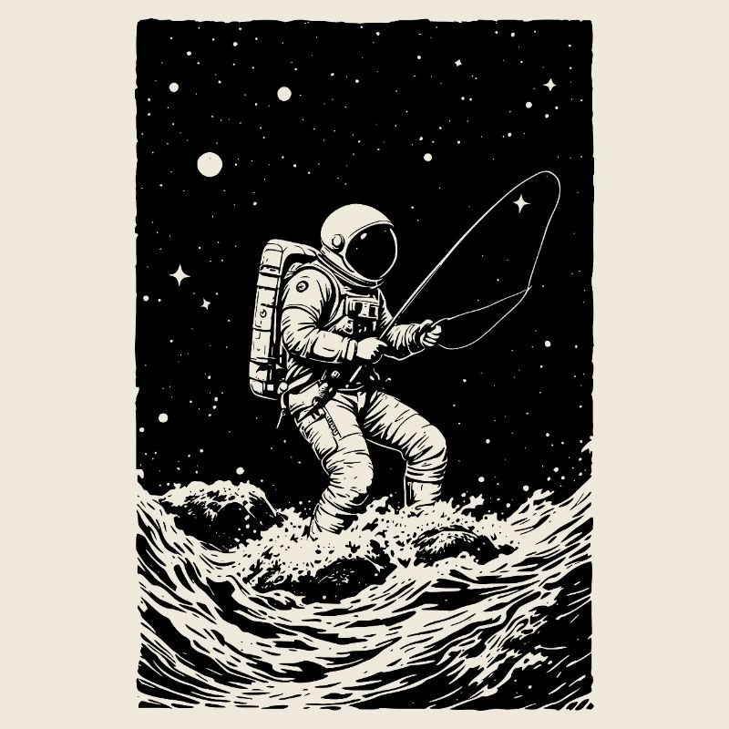 La pêche des astronautes dans l’espace