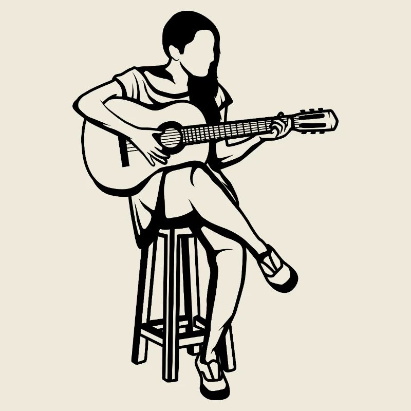 Gitarrenmädchen