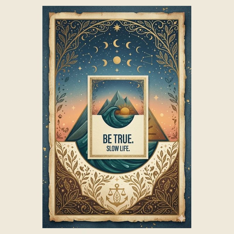 Be True. Slow Life.