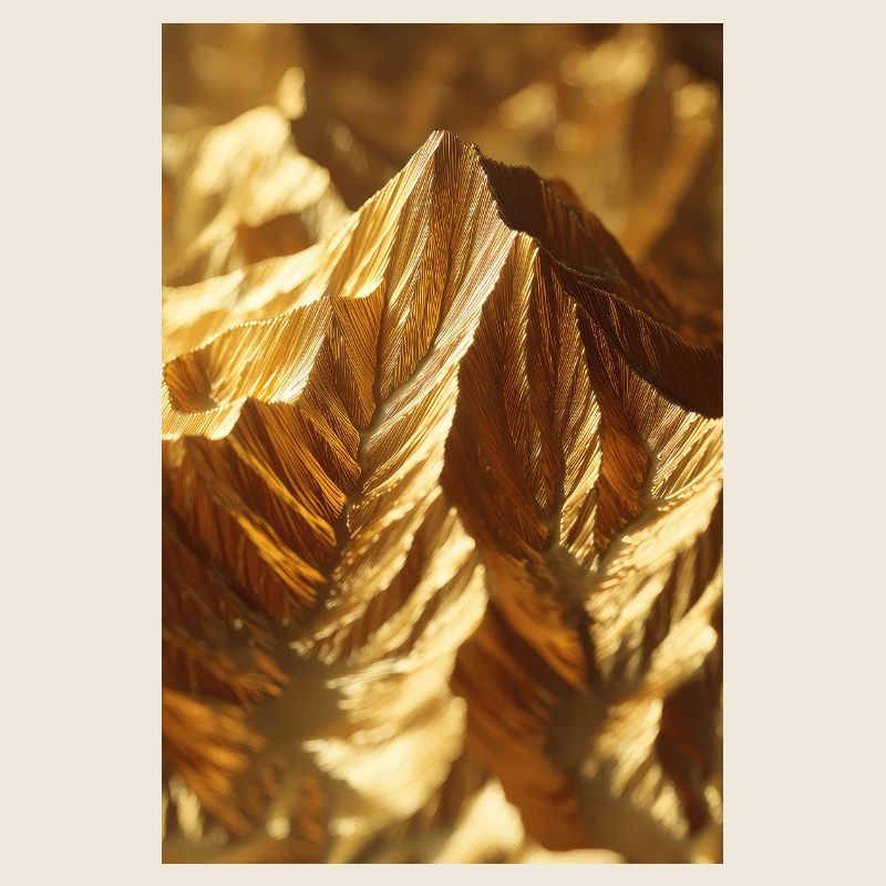 Golden Ridge Abstrakter Berg