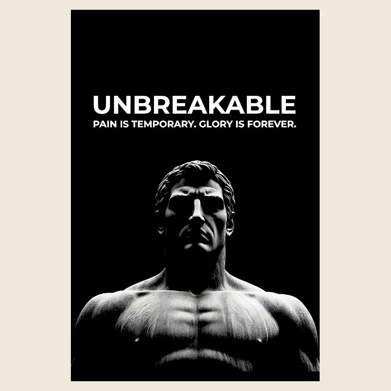 Unbreakable Kraft Motivshirt