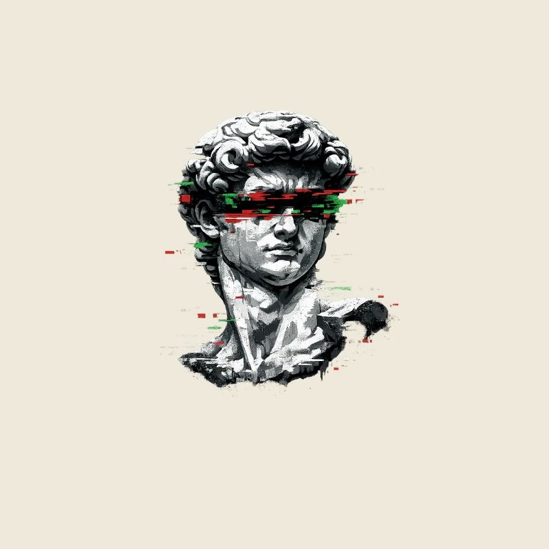 Bust Glitch Baroque