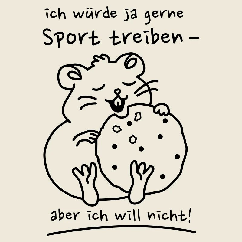 Hamster mit Keks