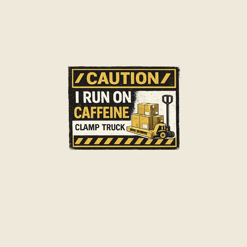 Koffeinbetriebener Gabelstapler-Patch