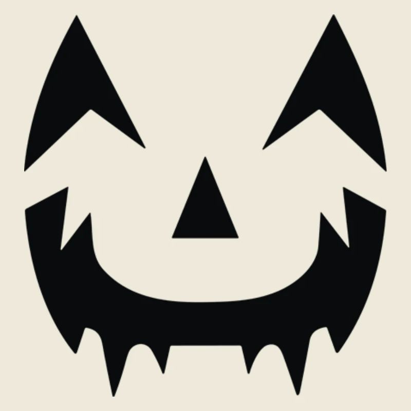Dunkler Kürbis-Look Halloween