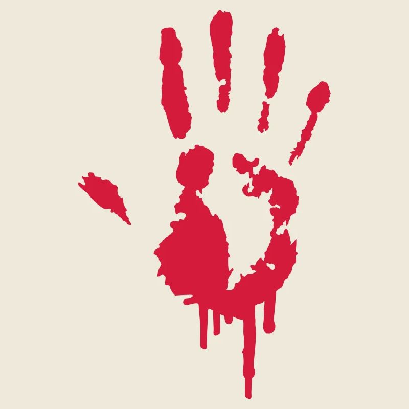 A handprint Graffiti