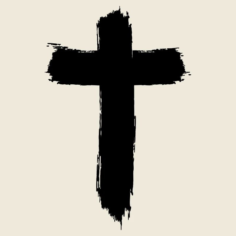 Kreuz Design im Graffiti-Style