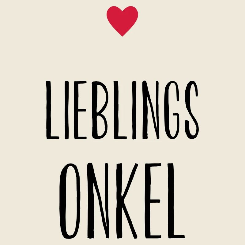 Onkel Lieblingsonkel Herz Geschenk