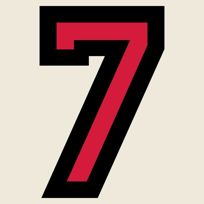 The number 7 - Number Seven
