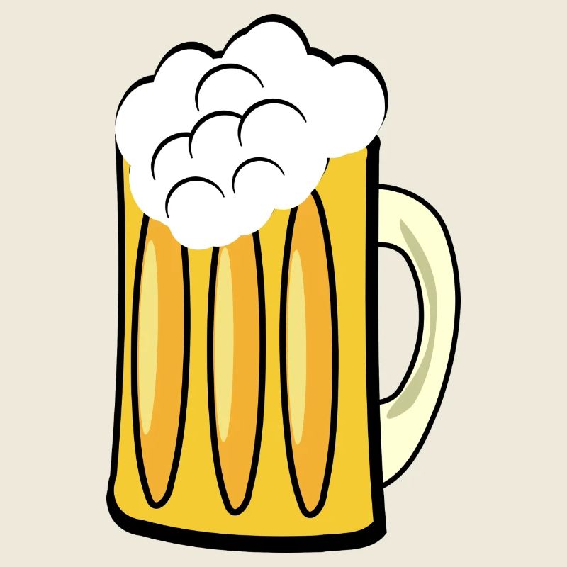 Bierkrug mit Schaum