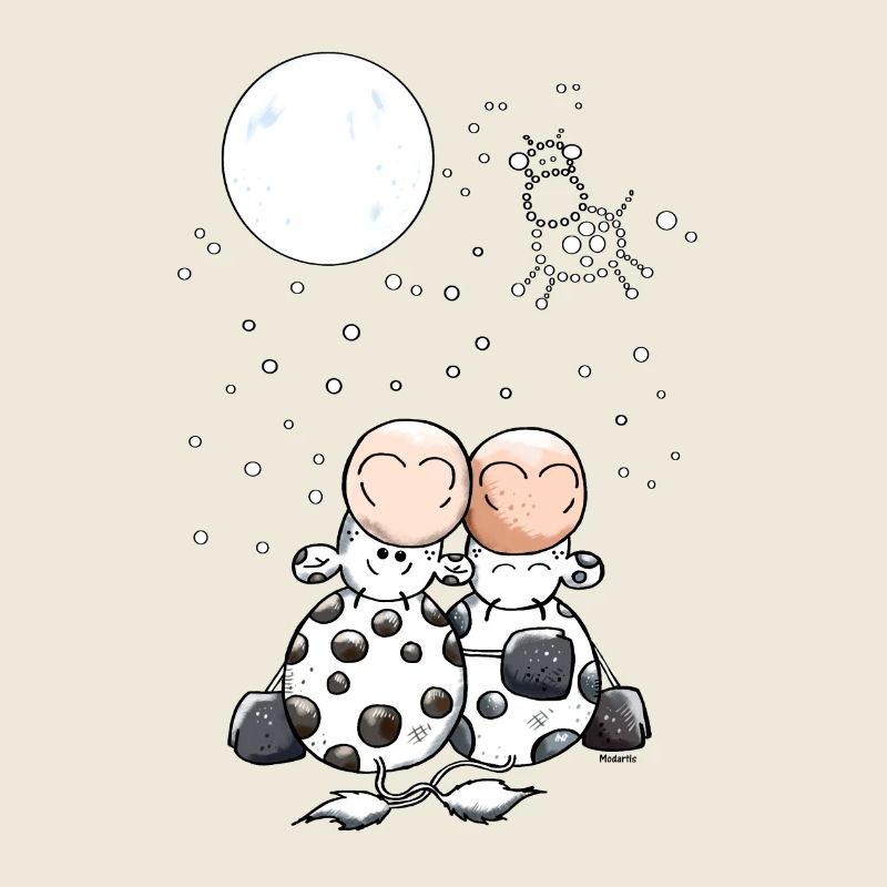 Romantisches Kuh Sternbild