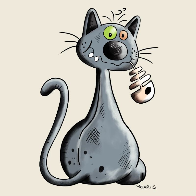 Schwarze Katze