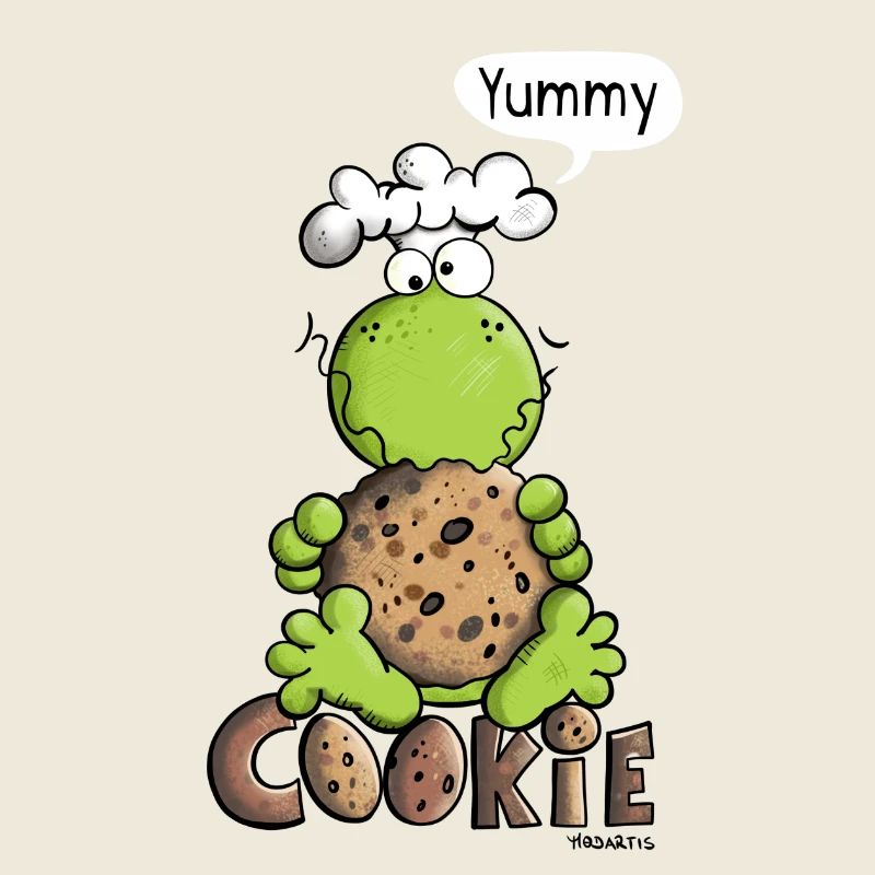 Frog loves cookies - Cookie - Baker - Comic
