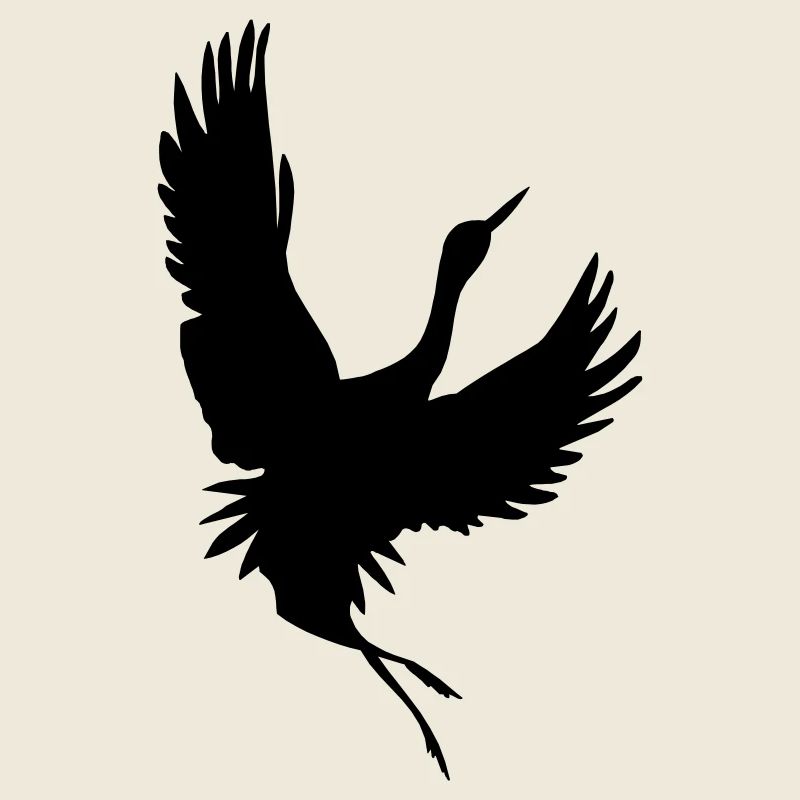 Figure d’ombre de grue