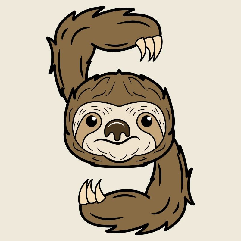 Jungle dweller Sloth Vegetarian Mammals