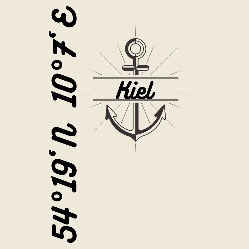 Kiel Koordinaten Design Maritim