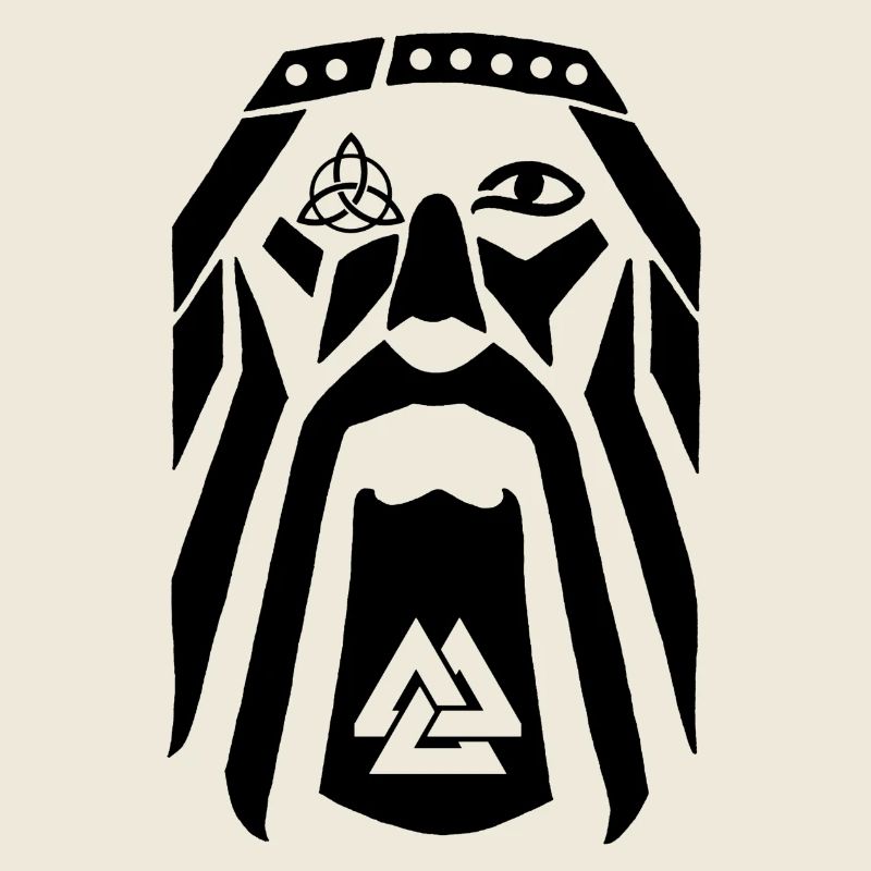 Wikingerkrieger (schwarz)