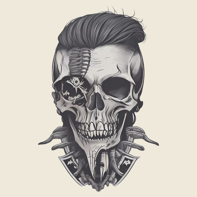 Hipster Totenkopf