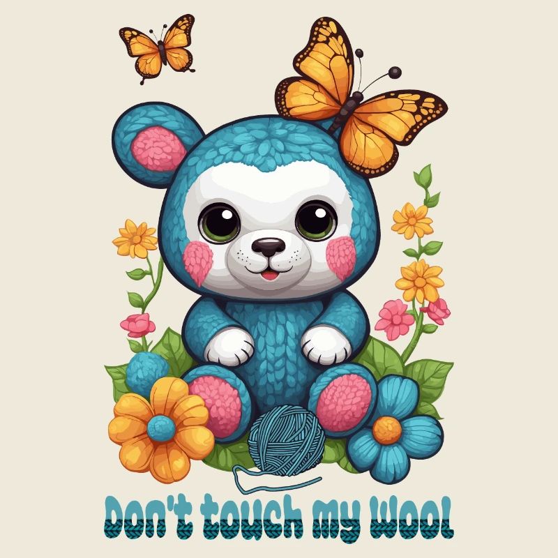 Teddy made of wool