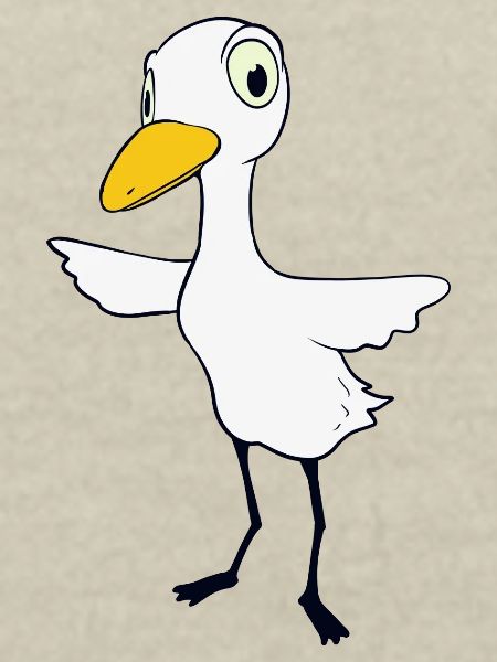 Skeptical bird