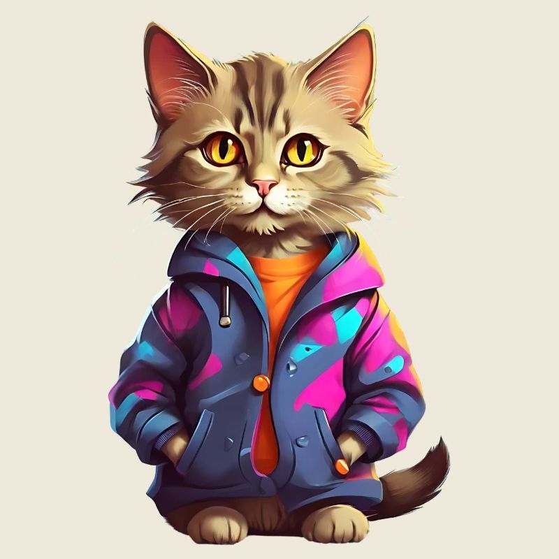Chat Urbain Stylé